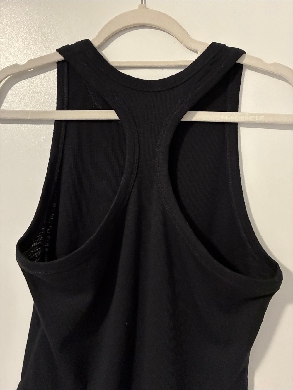 Vuori Sunrise High Neck Ribbed Tank Top - Black - Picture 10 of 10